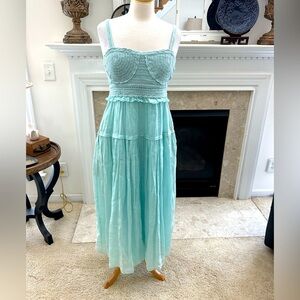Ulla Johnson Light Blue Maxi Dress